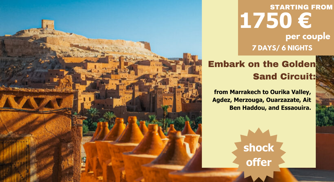 Welcome to Best Morocco Holiday, your ultimate destination for exceptional travel and unforgettable experiences! At Best Holiday, our aim is to provide you with the vacation of your dreams, where every moment is magical and every detail is taken care of with care.Sit back, relax, and let us handle everything. Whether you're looking for exotic getaways, thrilling adventures, or simply a relaxing break, we're here to turn your dreams into reality.Trust our dedicated team to arrange every aspect of your trip, from luxurious accommodations to tailor-made excursions. Our commitment to your satisfaction is unwavering, and we'll go above and beyond to ensure that your stay with Best Holiday is absolutely perfect.